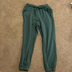 cotton on green sweats